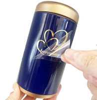 Benutzer definierte geprägte gedruckte Gold Logo gepresste 3D-Etikett Metall transparente Transfer UV-Aufkleber