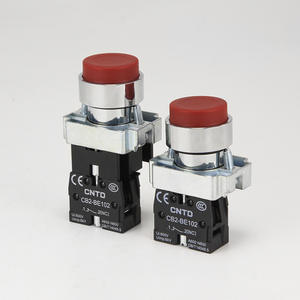 CNTD Changde Electric CB2-BLZ42 Self-Locking/Self-Resetting Push <b>Button</b> Switch with Convex Head and Indicator Light - Product Image 3