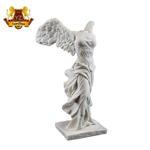 Statue de déesse occidentale célèbre, ange ailé, <span class=keywords><strong>Victoire</strong></span> de <span class=keywords><strong>Samothrace</strong></span> grandeur nature, design personnalisé en marbre pour utilisation en extérieur dans les jardins - Product Image 6