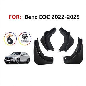 FOR Mercedes-Benz EQC Mudguards 37x28x13cm Plastic Black For 2021-Up <b>Models</b> - Product Image 5