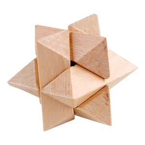 <span class=keywords><strong>Casse</strong></span>-tête classique <span class=keywords><strong>en</strong></span> bois pour enfants <span class=keywords><strong>3D</strong></span> Puzzle déverrouiller jouet Montessori jouets éducatifs de décompression pour enfants et adultes - Product Image 5