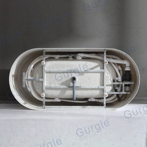 Nieuw Design Indoor Spa Tub 1 Persoon 12 Water Jet Bad Acryl Whirlpool Massage Vrijstaande Badkuip - Product Image 5