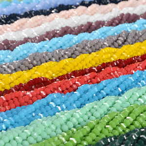 Pujiang-venta directa de hebras de cuentas de vidrio, tamaño variado y color, para Decoración - Product Image 1