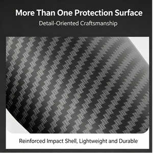 Protectores Portátiles de Fibra de Carbono, Impresos en Negro, de Plástico Duro, Mini, para Sublimación, Protección Integral, Ligeros, con Cierre Deslizante - Product Image 6