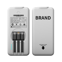 Station d'alimentation portable Topowerfull TP6000, batterie externe magnétique sans fil, batterie Li-polymère, ABS+Métal ignifuge, Micro USB