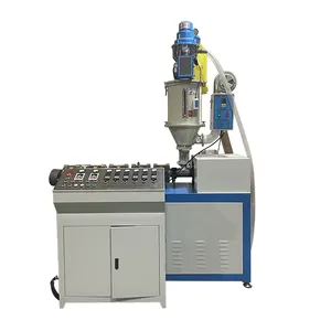 PP PE solid round rod tube extruder PMPM rod traction cutting machine Plastic extruder machine