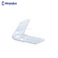 NOUVEAU - Série HVACR DC - Accessoires de ventilation de haute qualité - Flange d'angle en acier galvanisé pour système de ventilation