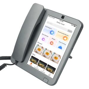 Téléphone <span class=keywords><strong>fixe</strong></span> Android intelligent 8 pouces avec écran, compatible VoLTE, Wi-Fi, appels filaires et sans fil, avec emplacement pour carte SIM, alimentation PoE, 2G+16G, 5MP - Product Image 6