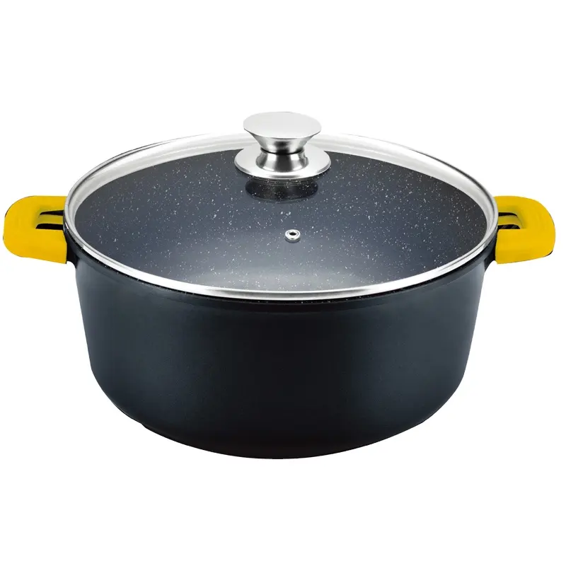 16-44 cm high quality die cast nonstick pots induction casserole aluminium saucepan cooking pots