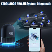 XTOOL AD20Pro OBD2/EOBD Lector de código Escáner Herramienta de diagnóstico automático Android/ios Soporte Auto VIN Live Data Car OBD2 Herramienta de diagnóstico