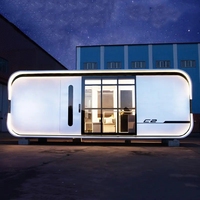 Conteneur modulaire transportable préfabriqué de 20 pieds pour entrepôt Apple, bureau extérieur et atelier