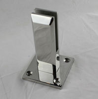 Support de verre en acier inoxydable 2205 316 304 à fixation au sol pour clôture de piscine, balustrade sans cadre, extérieur