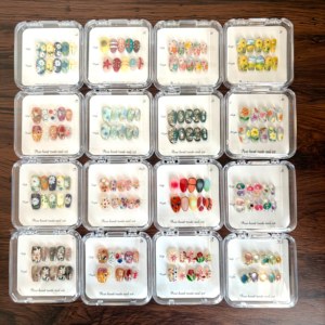 Lot de 10 faux <span class=keywords><strong>ongles</strong></span> personnalisés faits à la main, <span class=keywords><strong>ongles</strong></span> à presser style français, <span class=keywords><strong>ongles</strong></span> en acrylique de haute qualité, vente en gros - Product Image 2