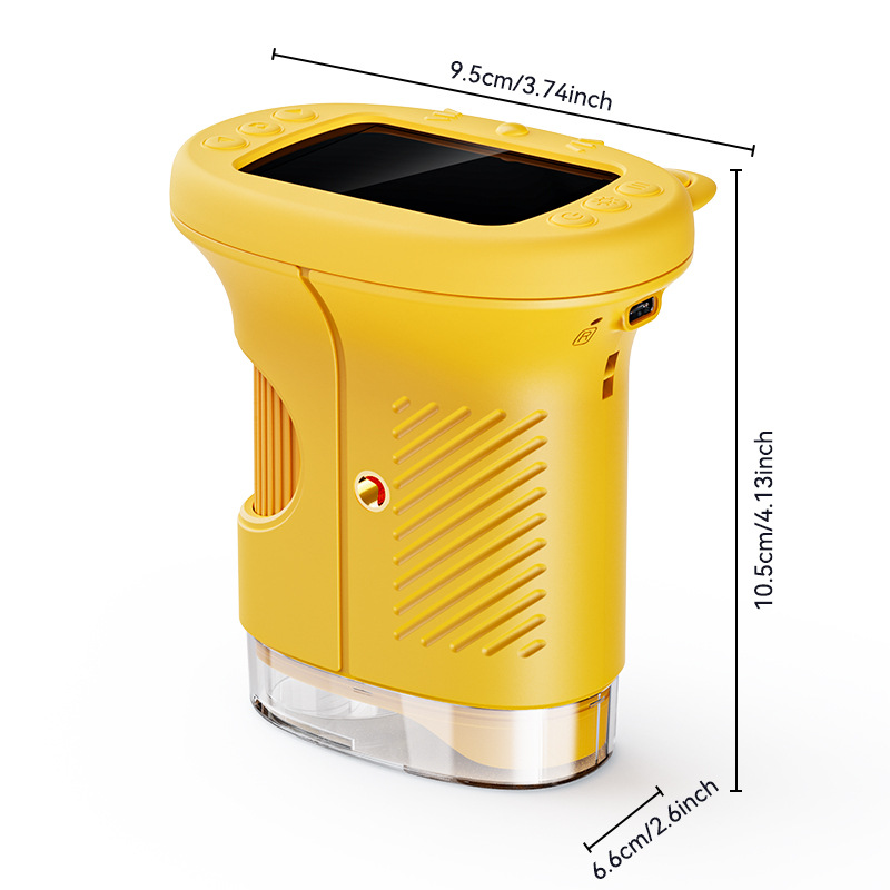 386-Yellow [2MP 2.4-inch HD screen, 2-hour battery life]