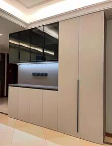 Pa Muebles de lujo Gabinetes de cocina de laca negra - Product Image 6