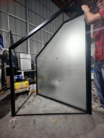 Ventanas de Aluminio y Vidrio NFRC AS2047 CE TOMA para Iglesia, Arco Redondo, etc., Diferentes Formas de Aluminio