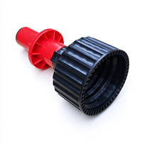 Bouchon de bec verseur auto-ventilant anti-fuite pour bidon jerrycan en plastique HDPE, pour essence, diesel, produits chimiques, vente en gros