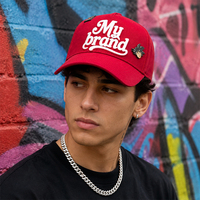 Gorra Snapback de Alta Calidad con Logotipo Personalizado y Pedrería, Letras Góticas, Visera Plana, Gorra de Béisbol al por Mayor, Bordado con Hilo, Estilo Hip Hop