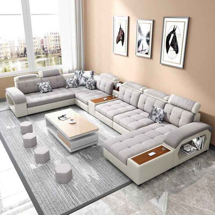 Luxury Design Corner Table U Shaped Couch Modern Other Modular Sofas ...