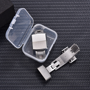 JUELONG CTS高級ステンレスダブル折りたたみ留め金<span class=keywords><strong>16mm</strong></span> 18mm FKMゴム時計バンドDepro-yantクラスプ - Product Image 5