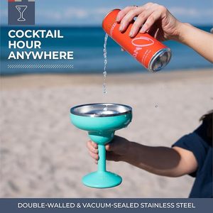 Vaso Margarita de Acero Inoxidable Duradero de <span class=keywords><strong>13</strong></span> oz con Sellado al Vacío para Mantener Frío, Ideal para Fiestas y Cócteles - Product Image 4