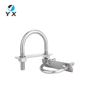 Pernos en U de Alta Calidad, Pernos Dobles en U M10 <span class=keywords><strong>M12</strong></span> M16 de Acero al Carbono, Acero Galvanizado y Aluminio para Uso Industrial - Product Image 2