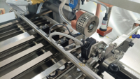 Machine à plier le papier automatique numérique à commande PLC haute vitesse avec pompe Schneider, solutions de pliage demi-cross ou croisé sur mesure