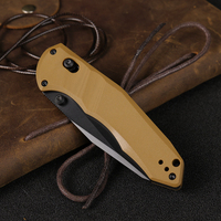 Couteau de poche D2, acier D2, manche G10, couteau pliant tactique, défense personnelle, EDC, camping en plein air, chasse, survie, fabricant OEM