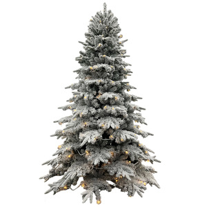 <span class=keywords><strong>Prix</strong></span> <span class=keywords><strong>d</strong></span>'usine, arbre de Noël artificiel de 7 pieds, ultra dense, forme pleine, feuilles en PE, arbre de Noël avec base en métal renforcée - Product Image 6