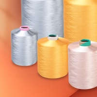 WELONG Fil texturé DTY 100% polyester - Haute ténacité, antibactérien, certifié Oeko-Tex, anti-boulochage, absorbant l'humidité
