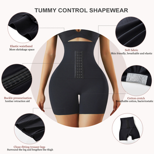 Cộng với kích thước cycliste gaine BBL Avec fesse quần short Tummy kiểm soát quần short đường cong cơ thể Colombian girdles Shapewear BUTT LIFTER giữ gìn - Product Image 2