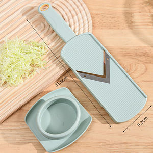 Umweltfreundlicher Edelstahl-Gemüseschneider Multifunktionaler Kartoffelschäler Gurken-Kohl-Schneider Karotten-Reibe - Product Image 6