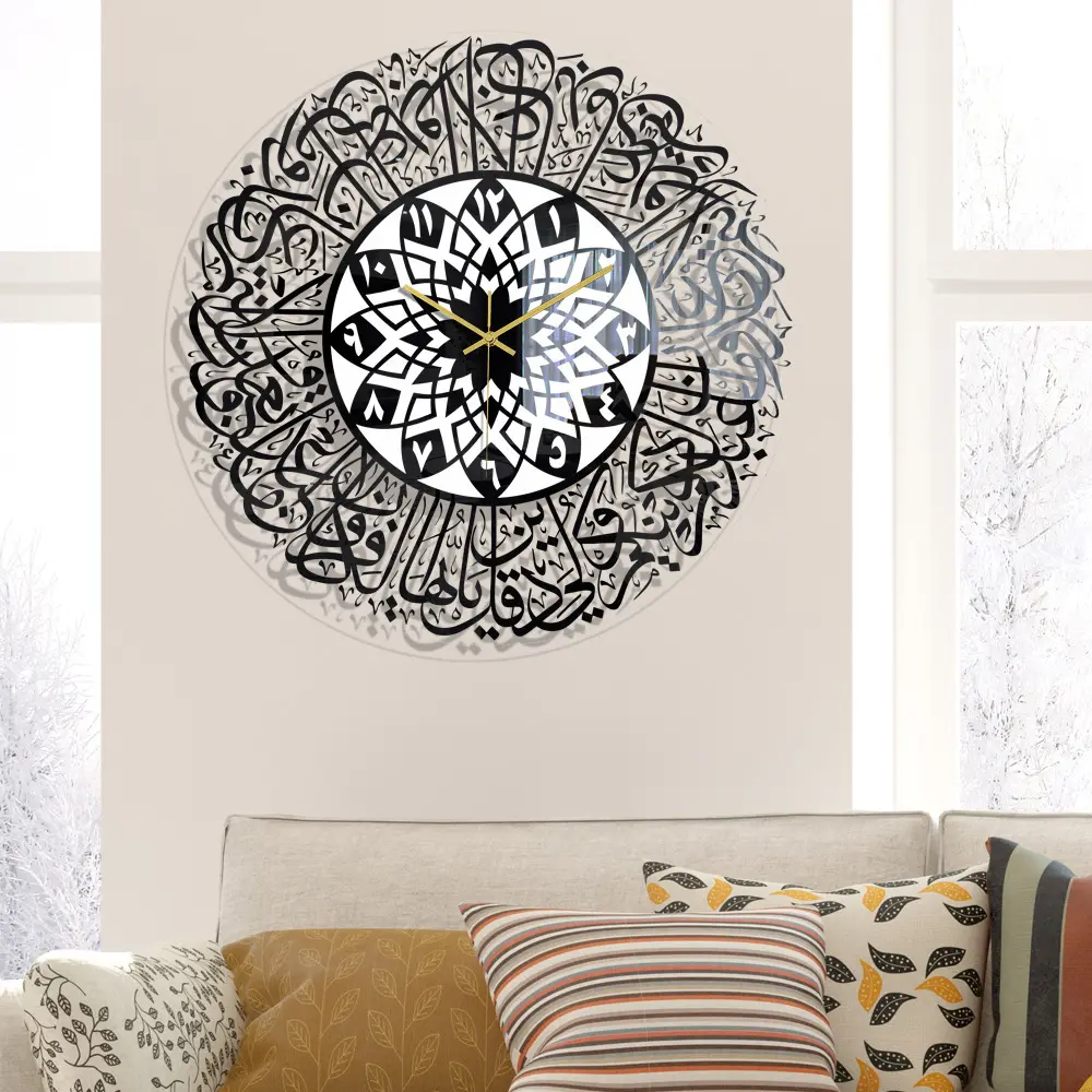 Acryl Spiegel Decoratie Klok, Indoor Muurstickers, Wandklokken