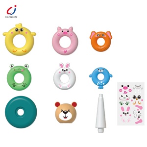 Jouet d'empilage d'anneaux arc-en-ciel éducatif pour bébés, hochets pour bébés, anneaux d'empilage en forme d'animaux, jouet pour bébé - Product Image 3