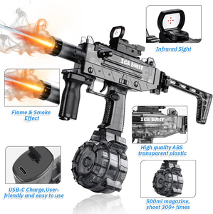 Pistola <span class=keywords><strong>de</strong></span> Agua Eléctrica con Efecto <span class=keywords><strong>de</strong></span> Fuego Realista y Mira Telescópica, Pistolas <span class=keywords><strong>de</strong></span> Agua Automáticas para Niños, Juguete para Fiestas <span class=keywords><strong>de</strong></span> Verano al Aire Libre, Piscina y Playa - Product Image 2