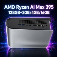Mini PC IA OEM AMD Ryzen AI Max+ 395, 128 Go LPDDR5X, Radeon 8060S, 10 Gbe, 2.5G LAN, 4 M.2 NVMe, USB4, Wi-Fi 7, 8K, Serveur IA Workstation