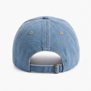 Casquette de baseball ajustable en sergé de coton à 6 panneaux, imprimée par transfert thermique, avec logo personnalisé et lettres de marque T&L courantes - Product Image 4