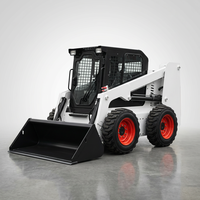 Merek Tiongkok Terkenal 750D Compact Mini Wheel Loader dengan Berbagai Lampiran untuk Konstruksi Pertanian, Laris Terjual
