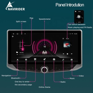 Pantalla Qled de 10,88 ", reproductor de vídeo <span class=keywords><strong>Android</strong></span> Carplay para <span class=keywords><strong>Nissan</strong></span> <span class=keywords><strong>Leaf</strong></span> 2018 + soporte móvil de carga, Unidad Principal estéreo Multimedia GPS - Product Image 6