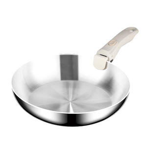 Ensemble <span class=keywords><strong>de</strong></span> casseroles en acier inoxydable 18/10 antiadhésif cinq couches avec poignées amovibles, compatible lave-vaisselle et four, induction <span class=keywords><strong>universelle</strong></span>, poêle à frire - Product Image 5