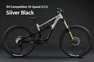 Bicicleta de Montaña X4 Competition Edition con Cuadro de Aluminio de Suspensión Completa, Frenos de Disco Hidráulicos y Ruedas de 27.5 Pulgadas - Product Image 5