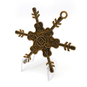 Металлическая 3d эмалированная сувенирная Золотая Серебряная двойное покрытие с логотипом под заказ - Product Image 5