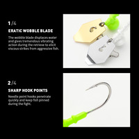 OEM 9g Spinner Hook DIY Soft Worm Lure Wobbler Bait Long Casting Tackle pour River Lake Stream Fishing