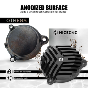 Nicecnc ฝาครอบตัวกรองน้ำมันอะลูมิเนียมสำหรับ <span class=keywords><strong>DR650</strong></span> Suzuki DR650S <span class=keywords><strong>DR650</strong></span> <span class=keywords><strong>SE</strong></span> 1996-2025 2024 2023 2022 2021 2020 DR 650 S E <span class=keywords><strong>DR650</strong></span> - Product Image 5