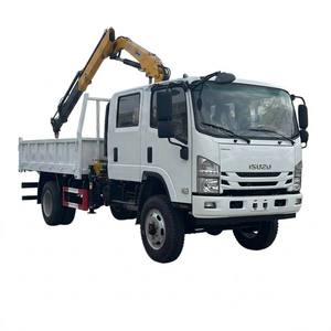 Camion tout-terrain haute performance ISUZU double cabine 5 tonnes 7 tonnes avec grue à bras articulé 4x4 - Product Image 5