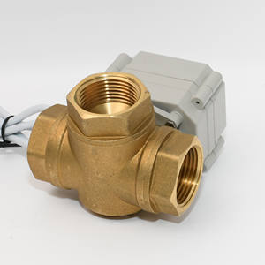 صمام كروي كهربائي نحاسي مغلق عادةً بسلكين وثلاثة اتجاهات، 3/4 بوصة DN20 مم، 12 فولت 24 فولت، مع خاصية العودة التلقائية - Product Image 5