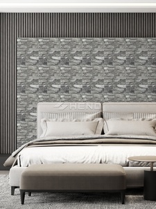 Stickers muraux 3D modernes en mousse PE à motif marbre, imperméables, design géométrique <span class=keywords><strong>brique</strong></span>, <span class=keywords><strong>papier</strong></span> <span class=keywords><strong>peint</strong></span> auto-adhésif pour chambre et salon - Product Image 6