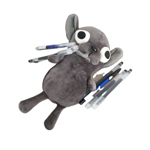 Estuche para Lápices con Forma de <span class=keywords><strong>Chihuahua</strong></span>, Divertido y Creativo Juguete de Peluche de Perro, Bolsa de Almacenamiento de Papelería para Estudiantes con Relleno de Algodón PP - Product Image 1