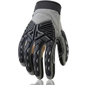Guantes de Seguridad Reductores de Impactos con Puntas de Dedos con Textura de Microdiamantes en Relieve, Material PU Anti-Impactos, Muñequera Elástica - Product Image 1