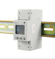 Medidor de Energía Monofásico Acrel ADL200 para Riel DIN, Modbus RTU RS485, Pantalla LCD, Entrada Directa de 80A